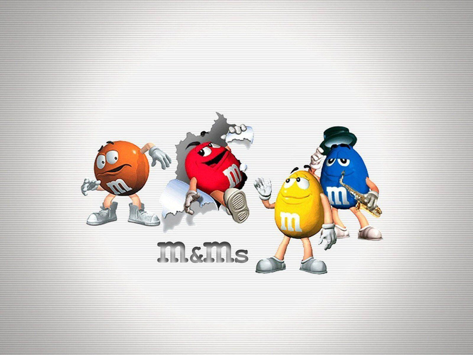Mms 彩色巧克力角色 壁紙