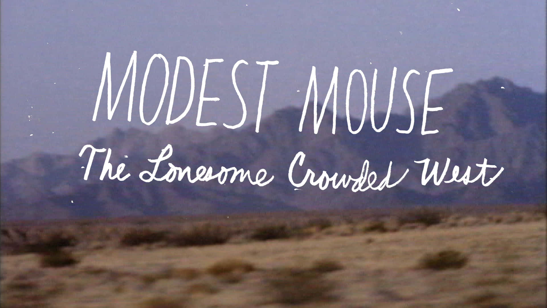 聚光燈下的Modest Mouse專輯《寂寞擁擠的西部》 壁紙
