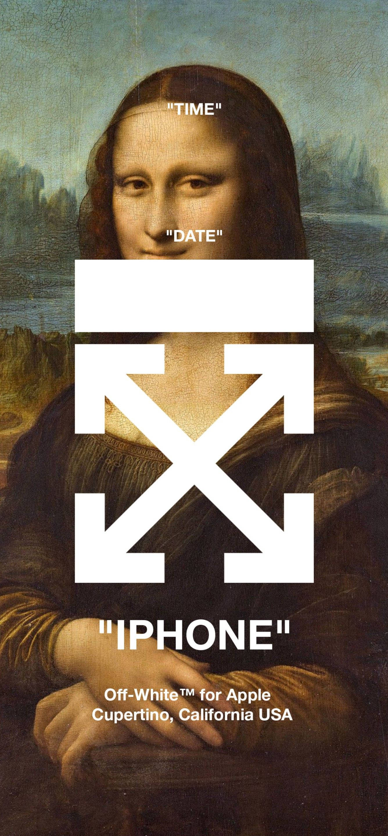 Mona Lisa Off-White iPhone 壁紙