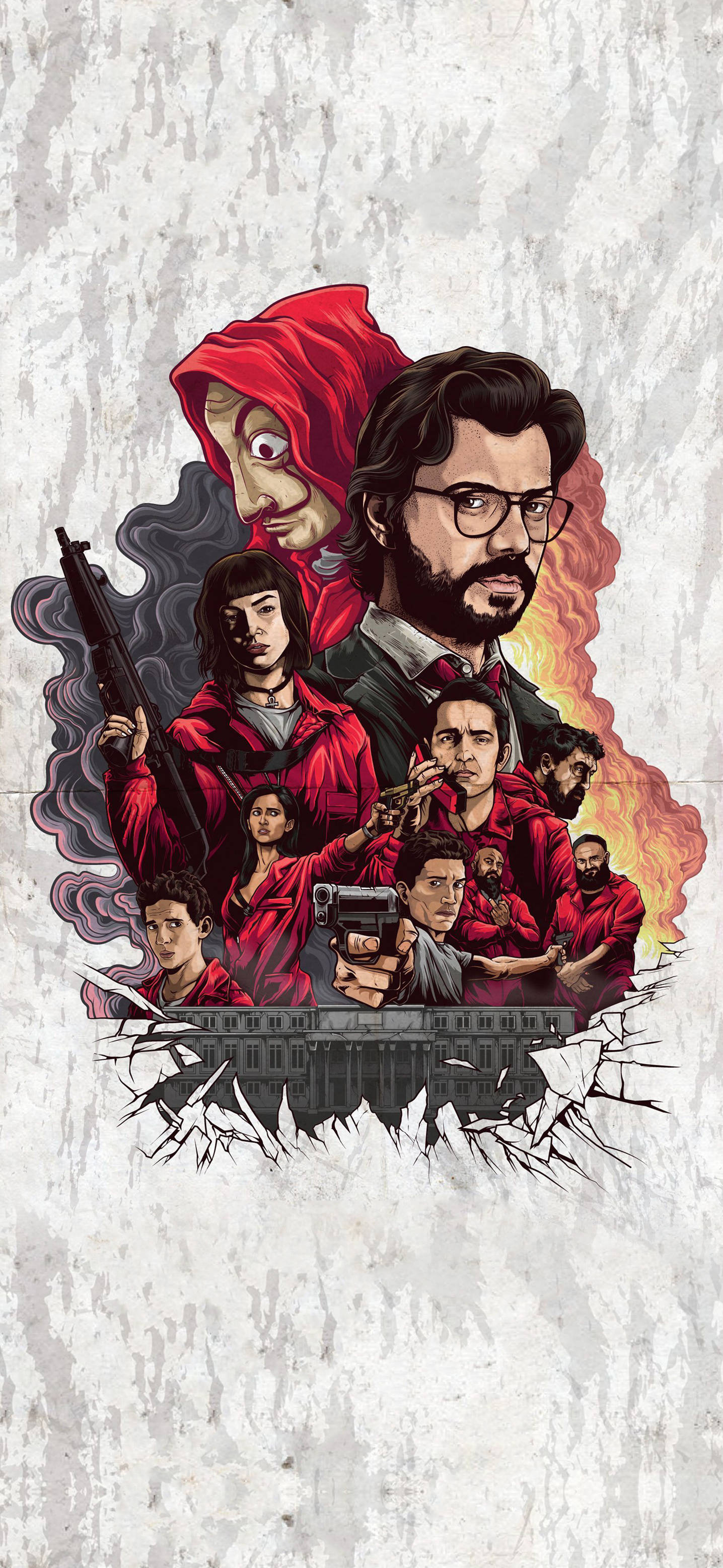 Money Heist Poster Art 壁紙