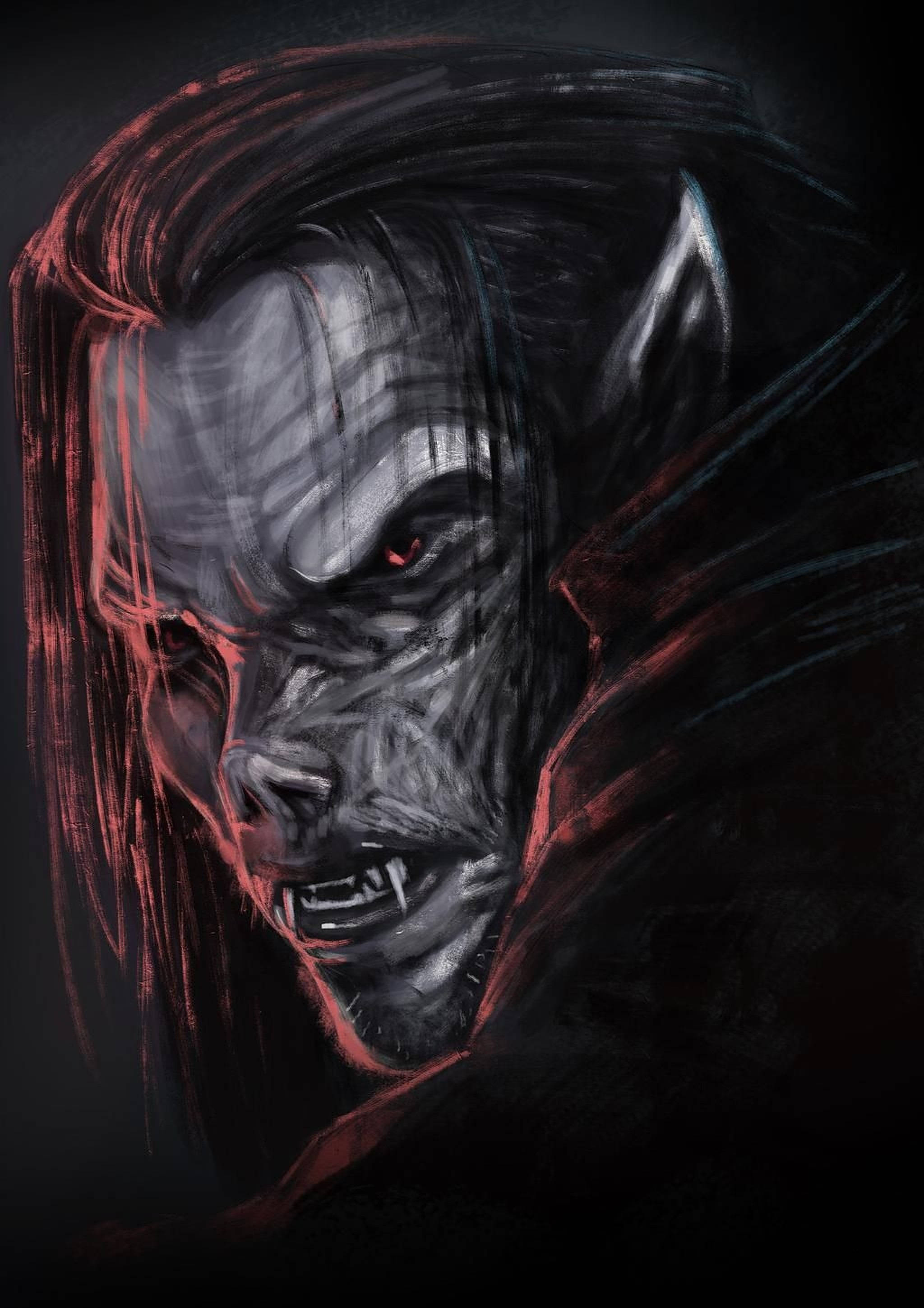 Morbius 數位插畫 壁紙