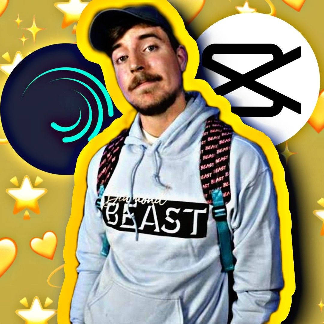 Mr Beast 搭配 Alight Motion 和 Capcut 壁紙