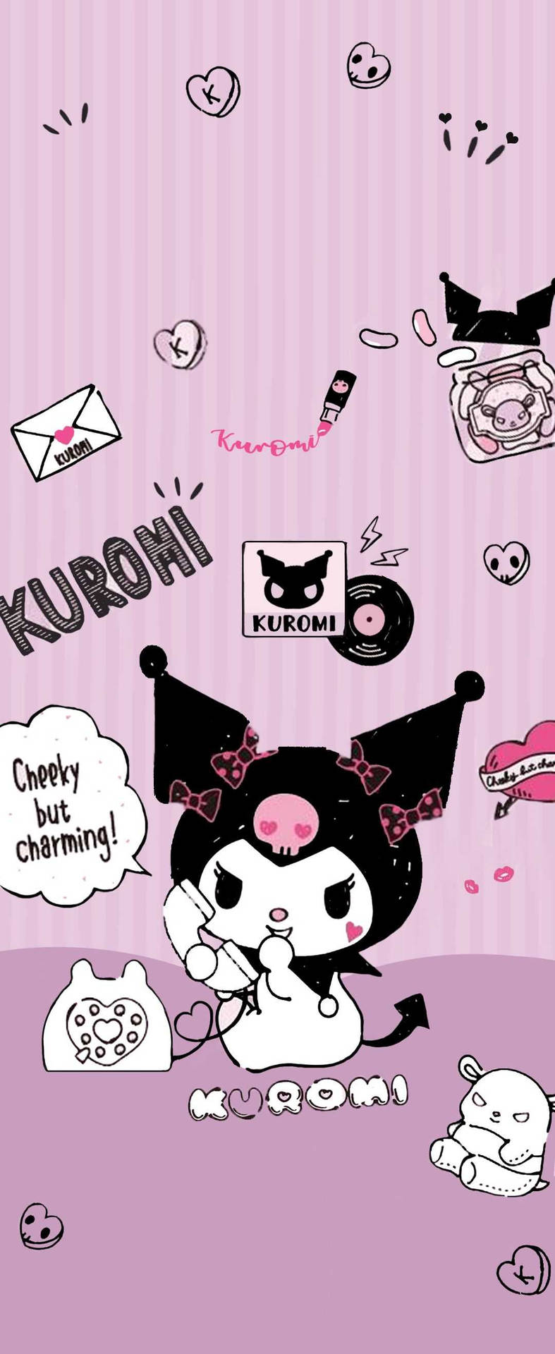 My Melody Kuromi 手機背景圖片 — 可愛美學動圖 壁紙
