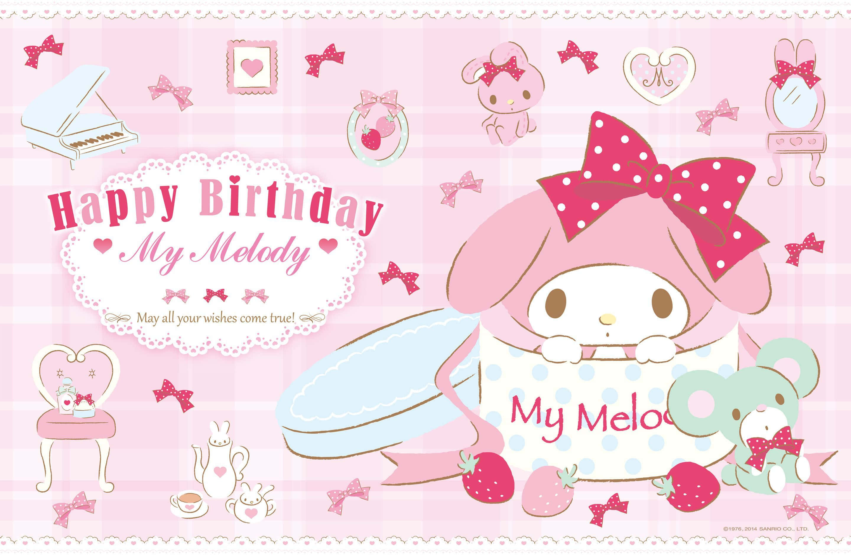 生日快樂 My Melody 桌面 壁紙