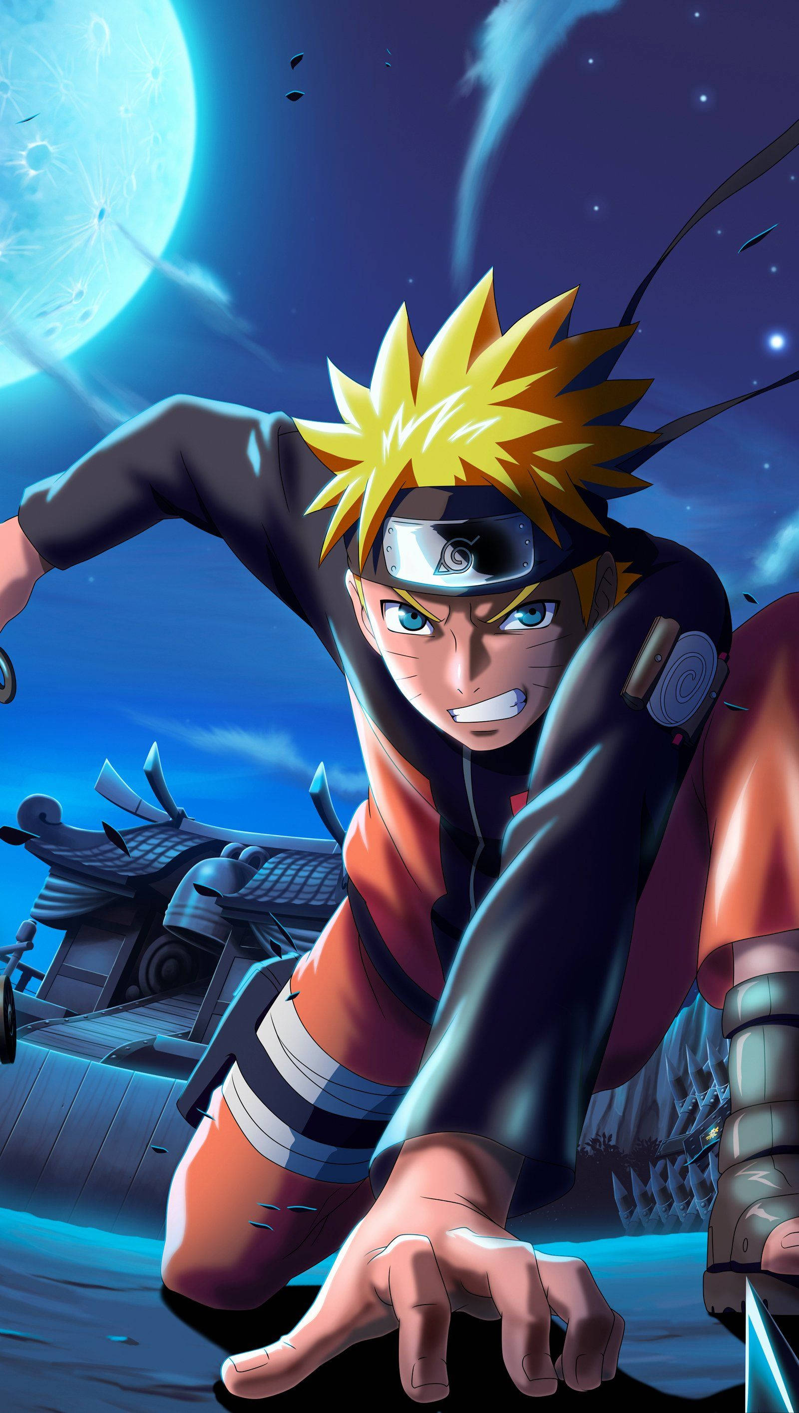 月光下的激戰 - Naruto Mobile 4K 壁紙