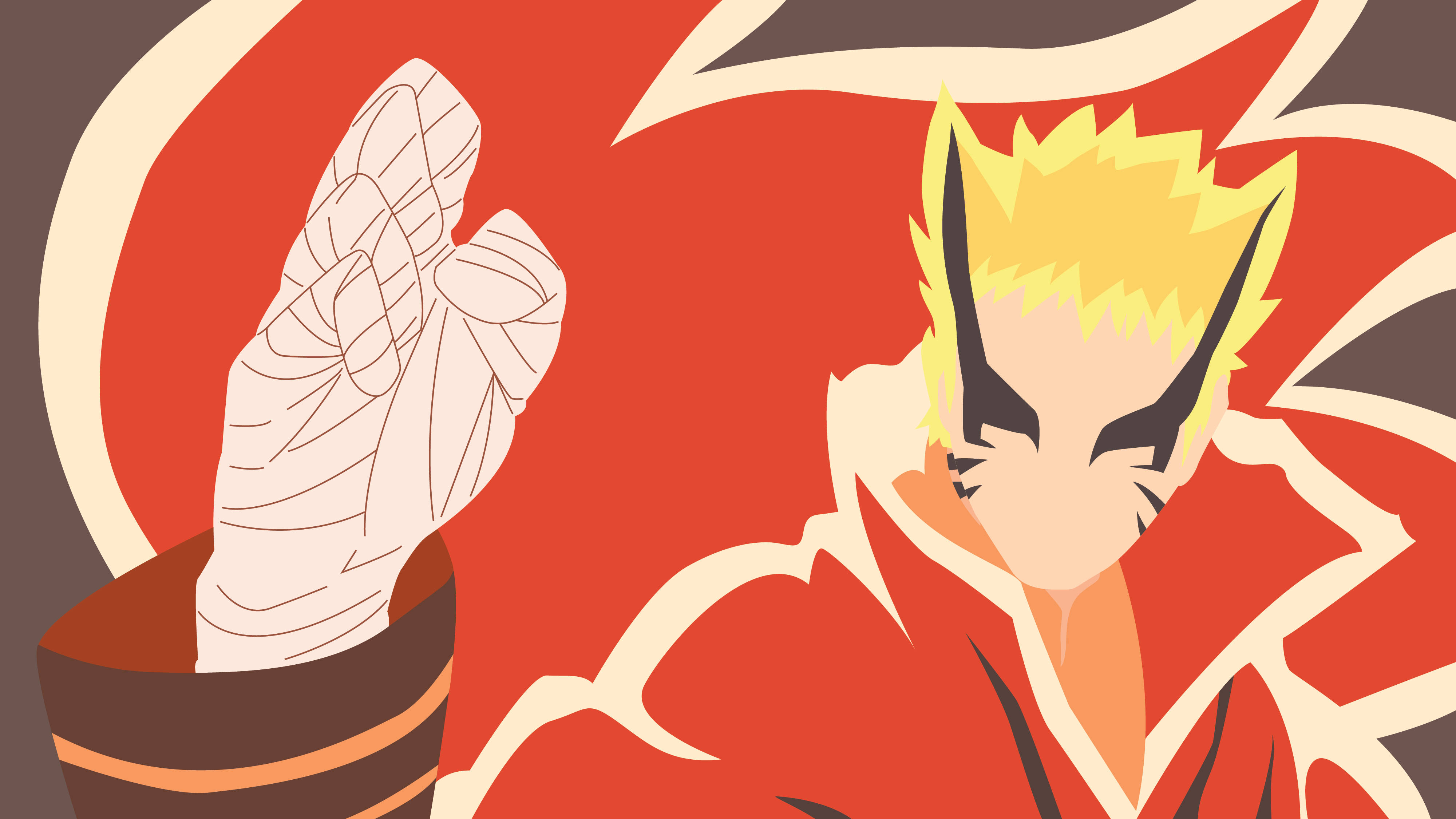 Naruto 重粒子模式向量艺术 壁紙