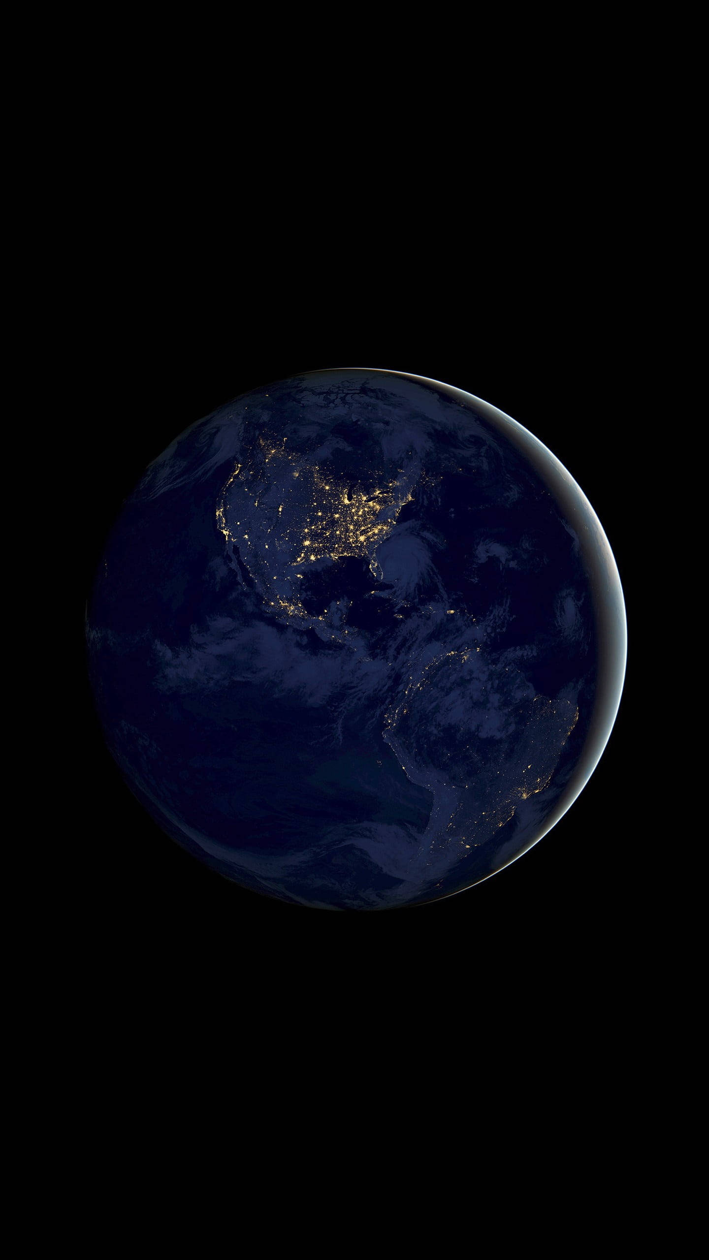NASA iPhone 地球夜景 壁紙