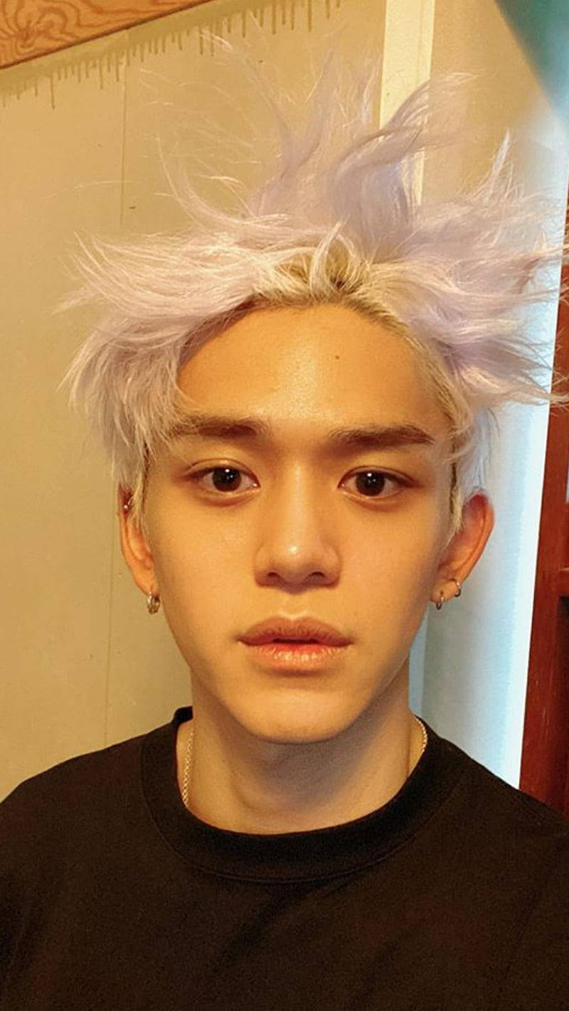 白发NCT Lucas 壁紙