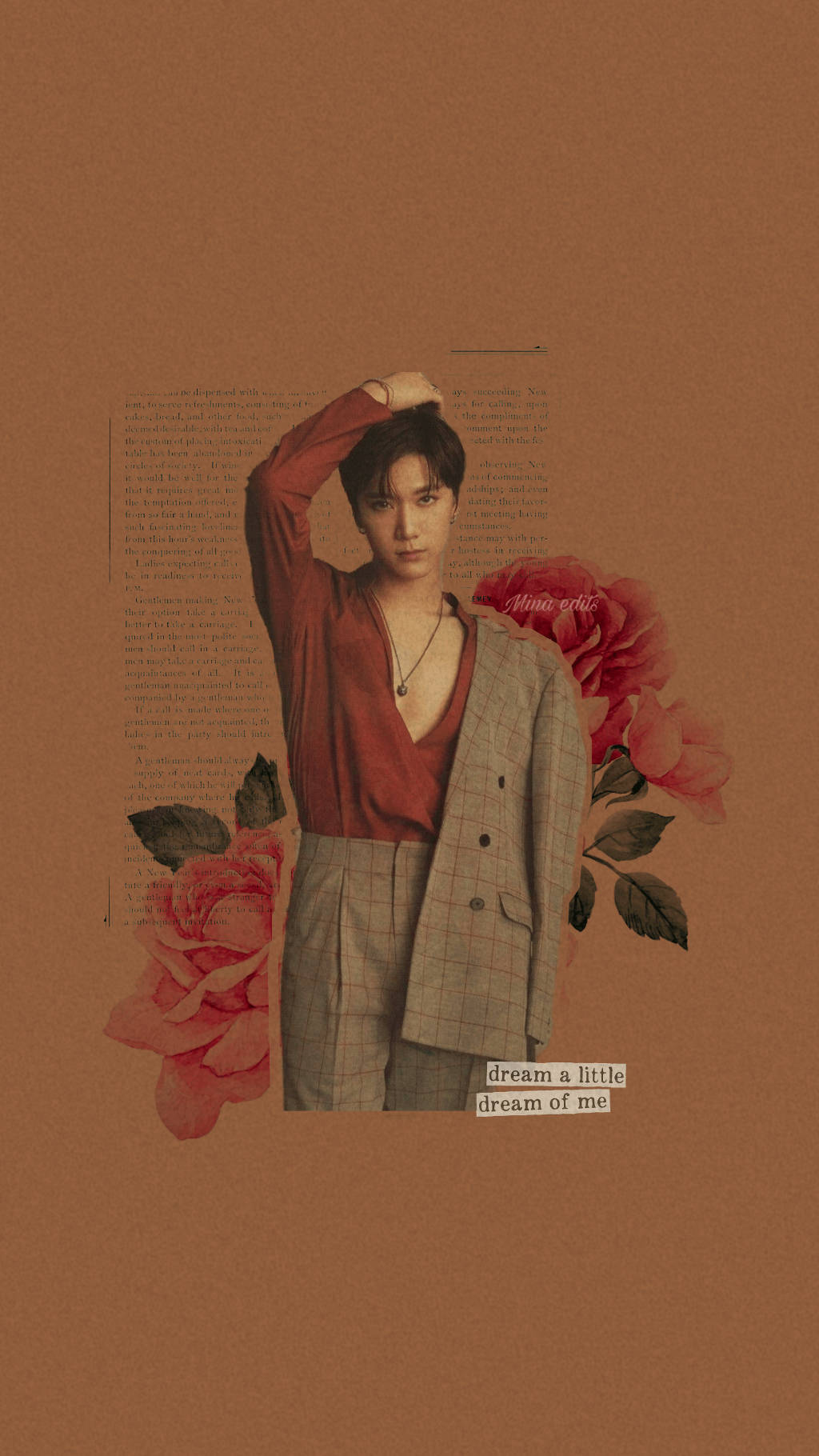 NCT Ten 米色美學 壁紙