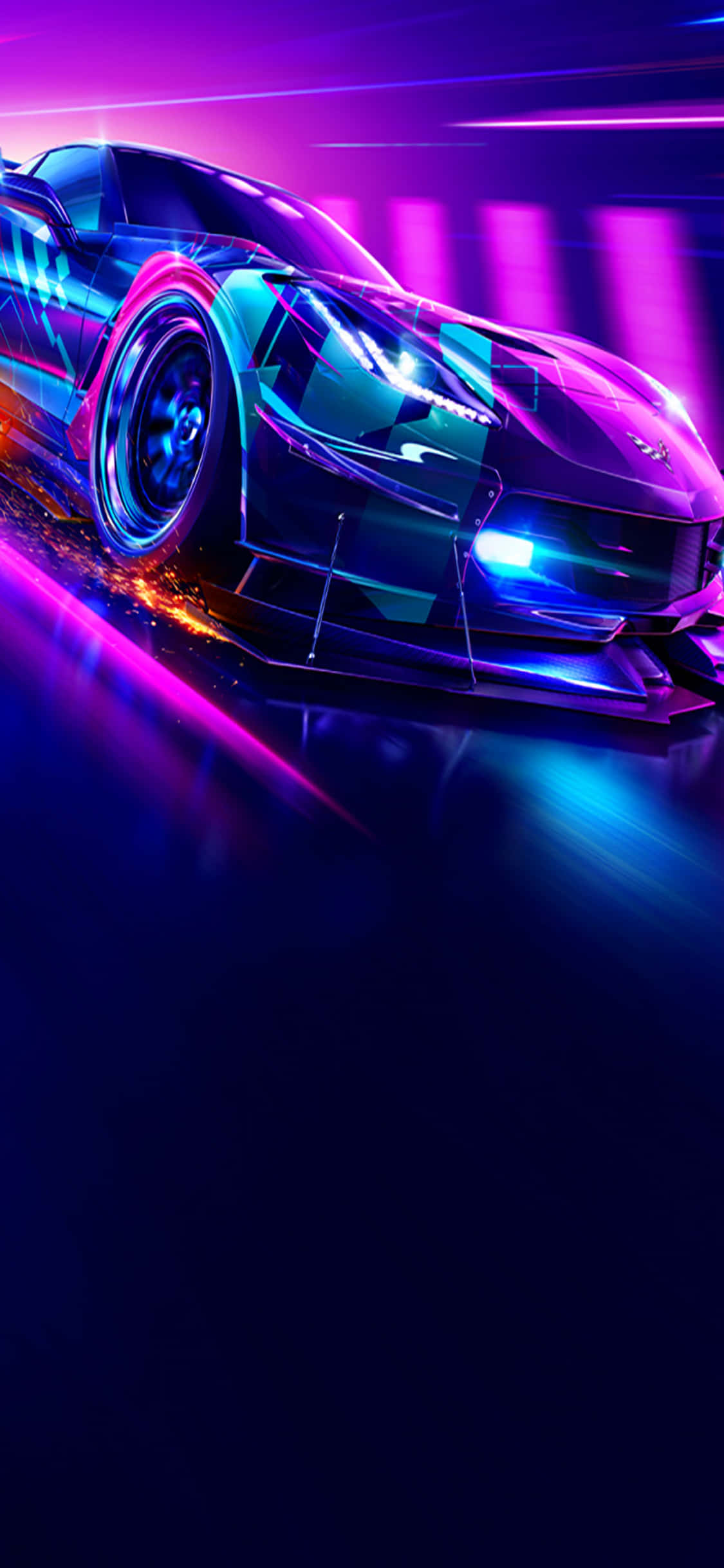 《Need for Speed Heat》在 iPhone Xs 上點燃賽車熱潮 壁紙
