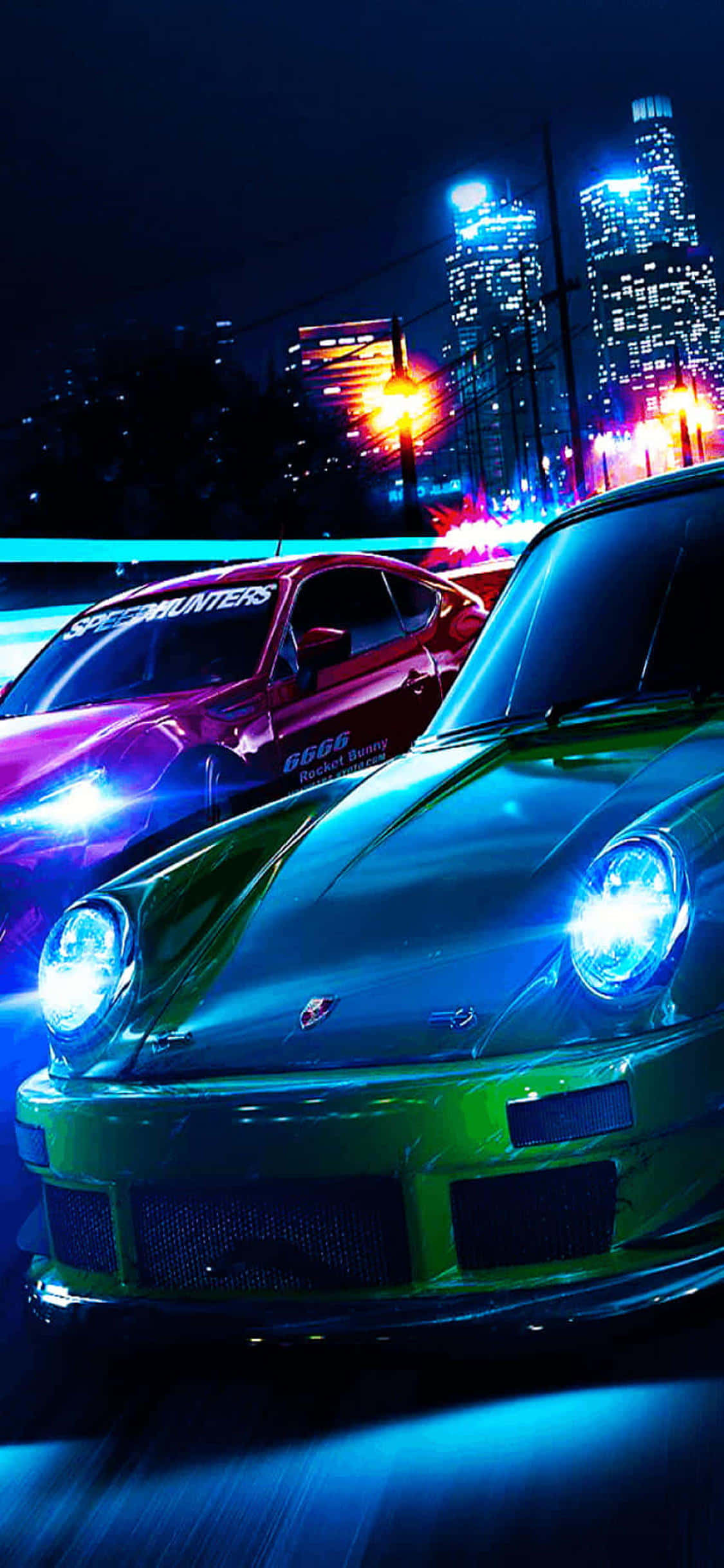 引擎轟鳴，準備在《Need for Speed Heat》中迎戰激烈對手 壁紙