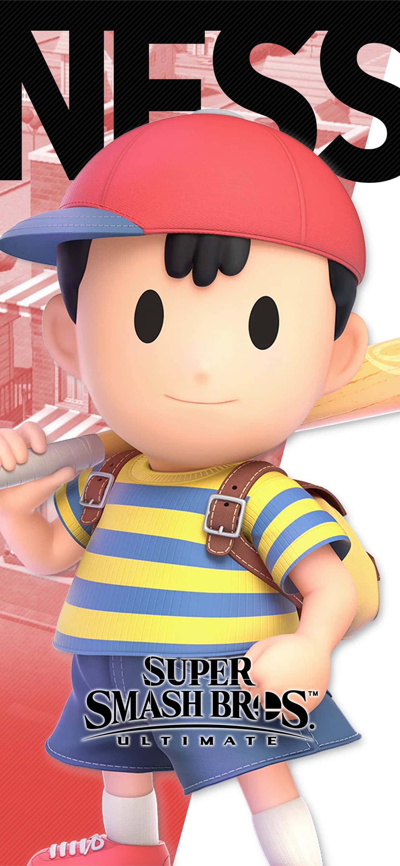 《超級粉碎兄弟》Ness 海報 壁紙