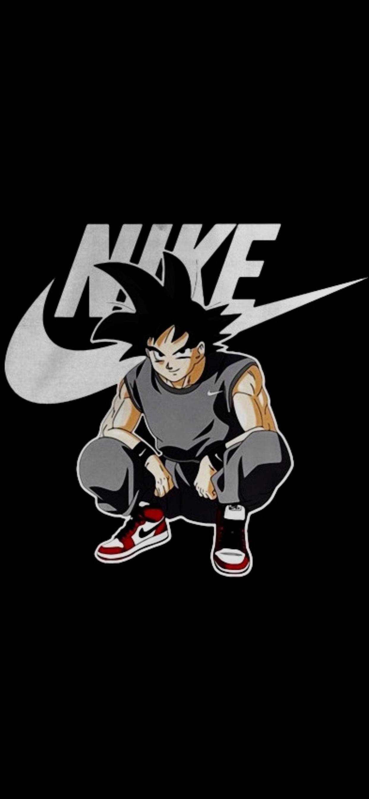 Nike標誌與孫悟空iPhone桌布 壁紙
