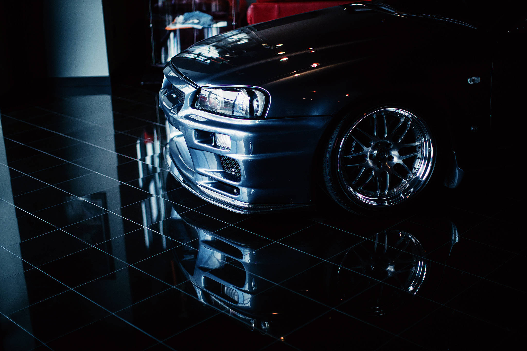 Nissan Skyline GTR R34 前引擎蓋 壁紙