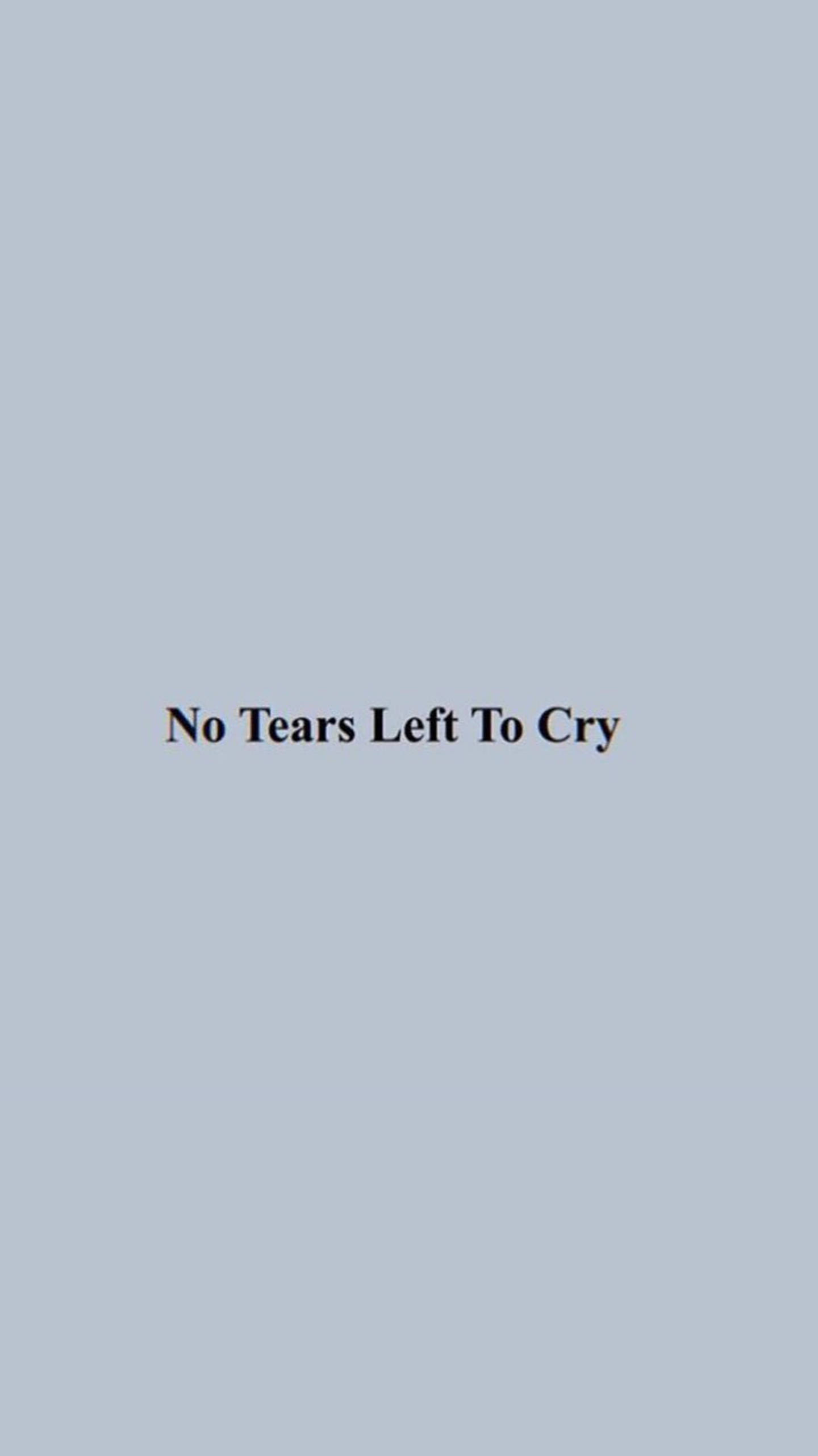 No Tears Left To Cry iPhone 美學 壁紙