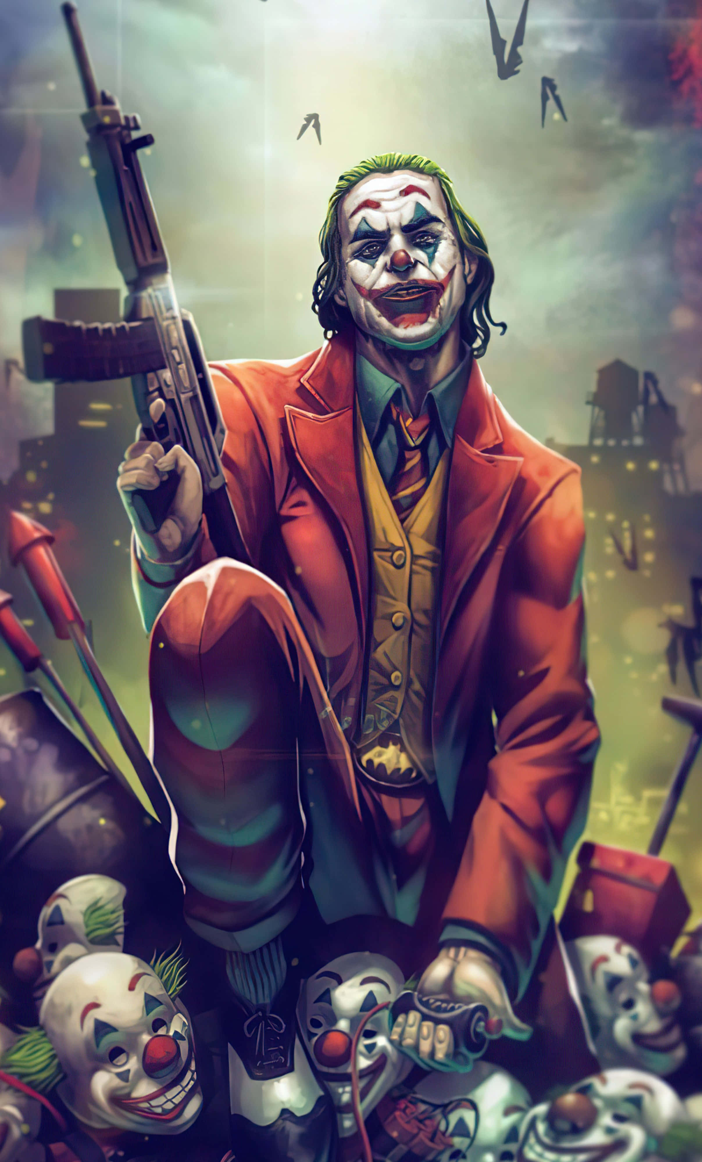 Nolvam 小丑槍手 Joker 4K 手機桌布 壁紙