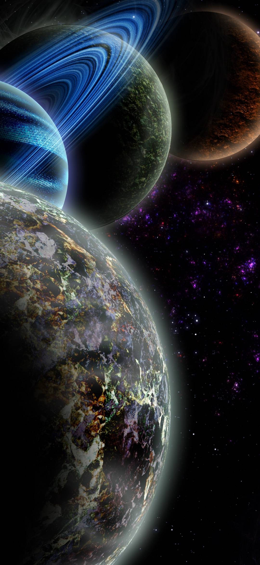 Note 10 Plus Planets 壁紙