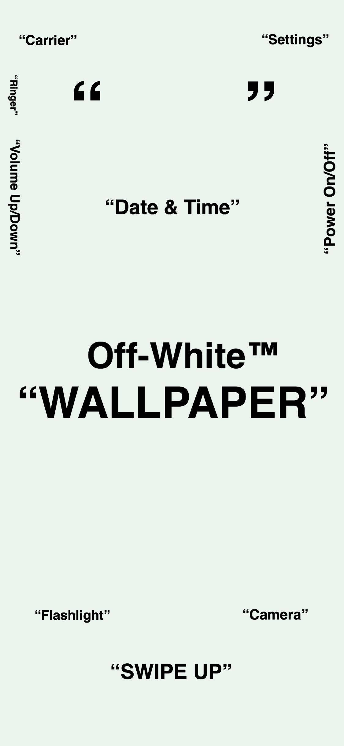 精緻優雅 - Off-White 運動鞋 壁紙