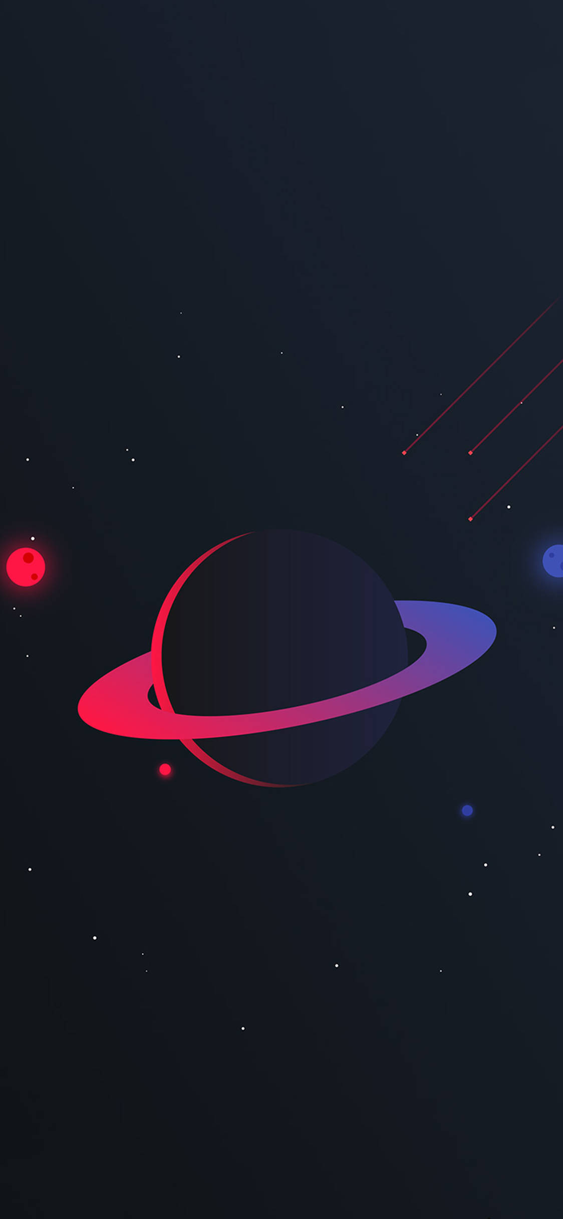 OLED粉色星球 壁紙