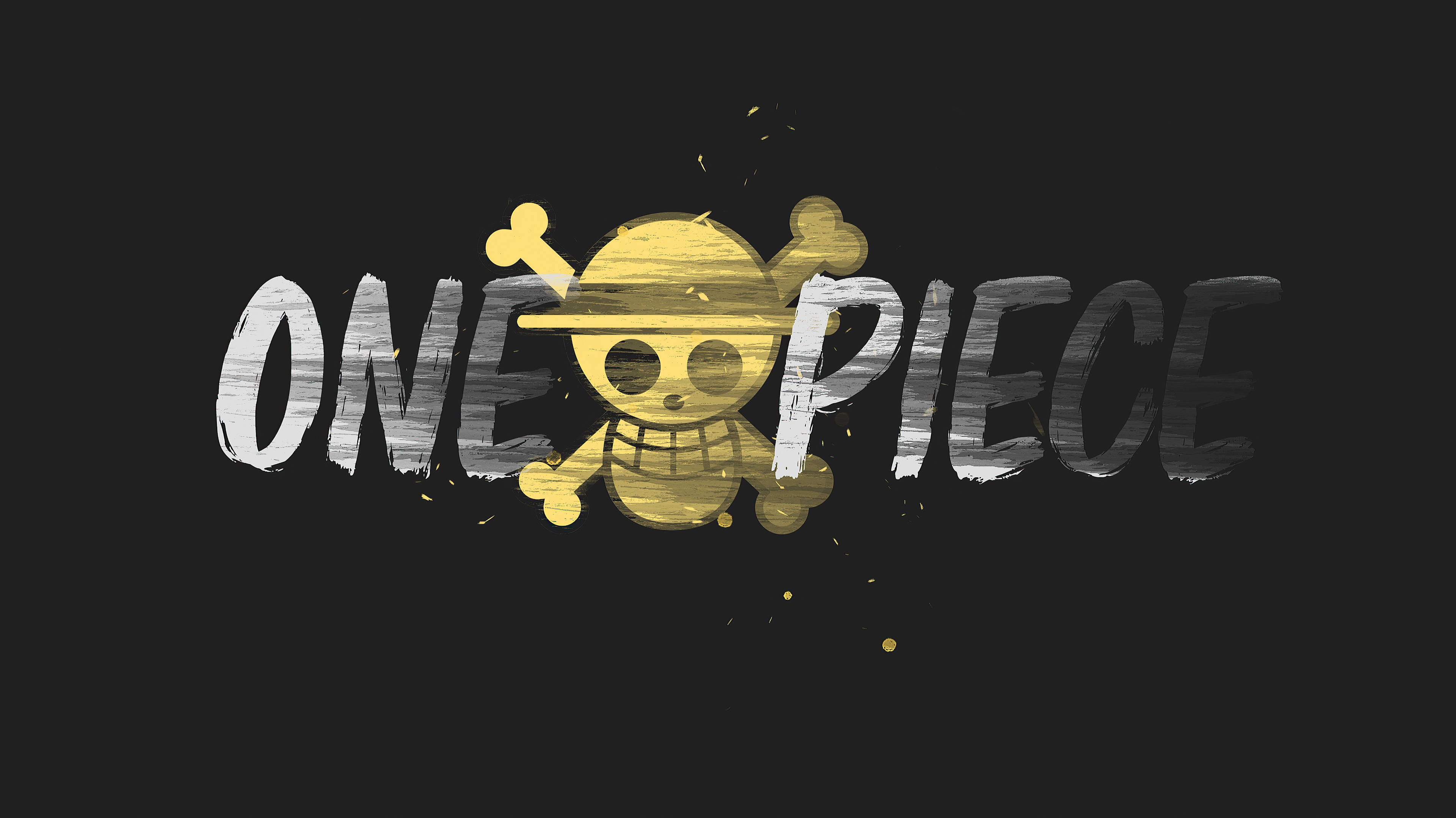 金色骷髏 One Piece 桌面桌布 壁紙