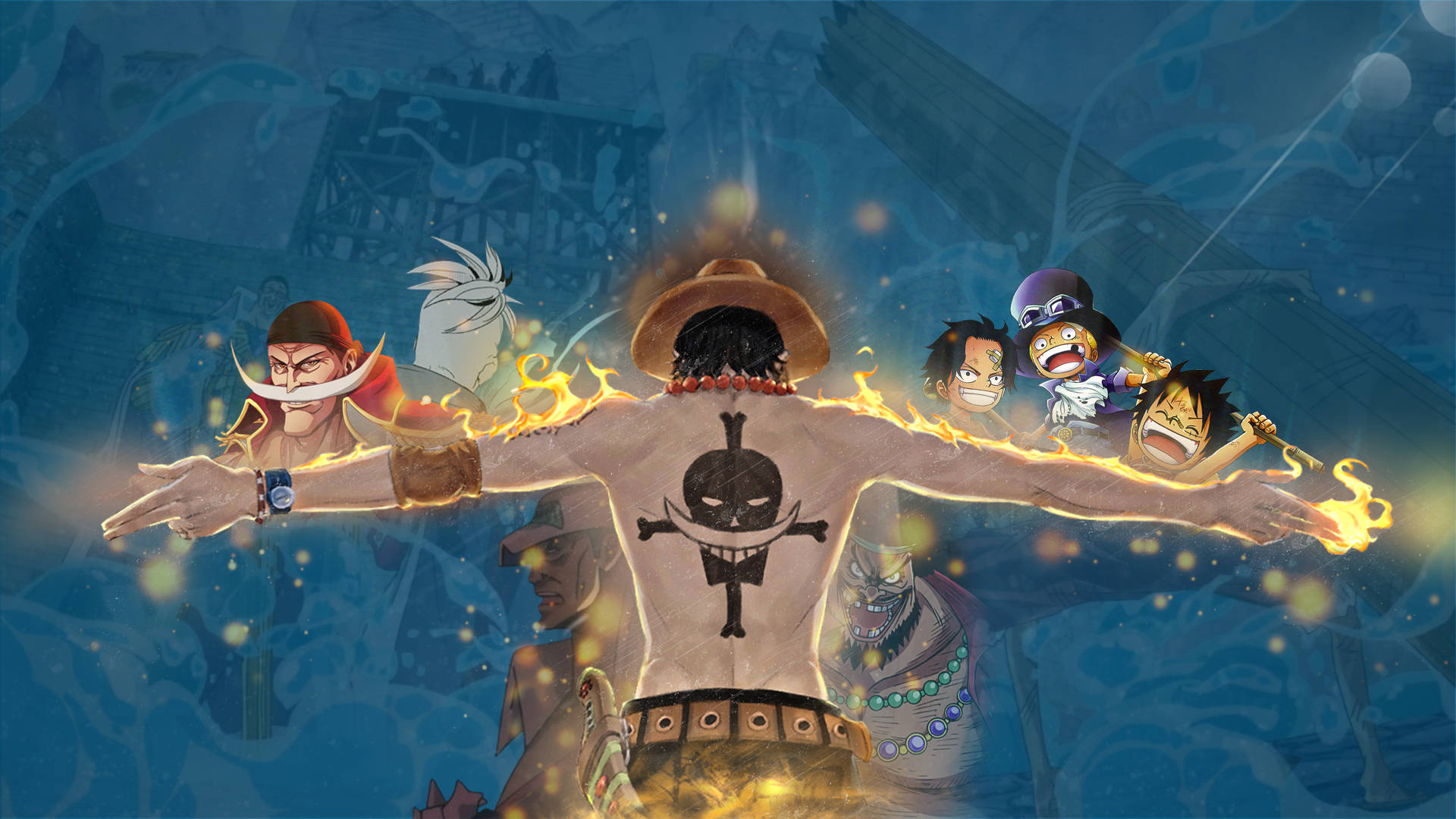 One Piece 头像壁纸 波特卡斯·D·艾斯 壁紙