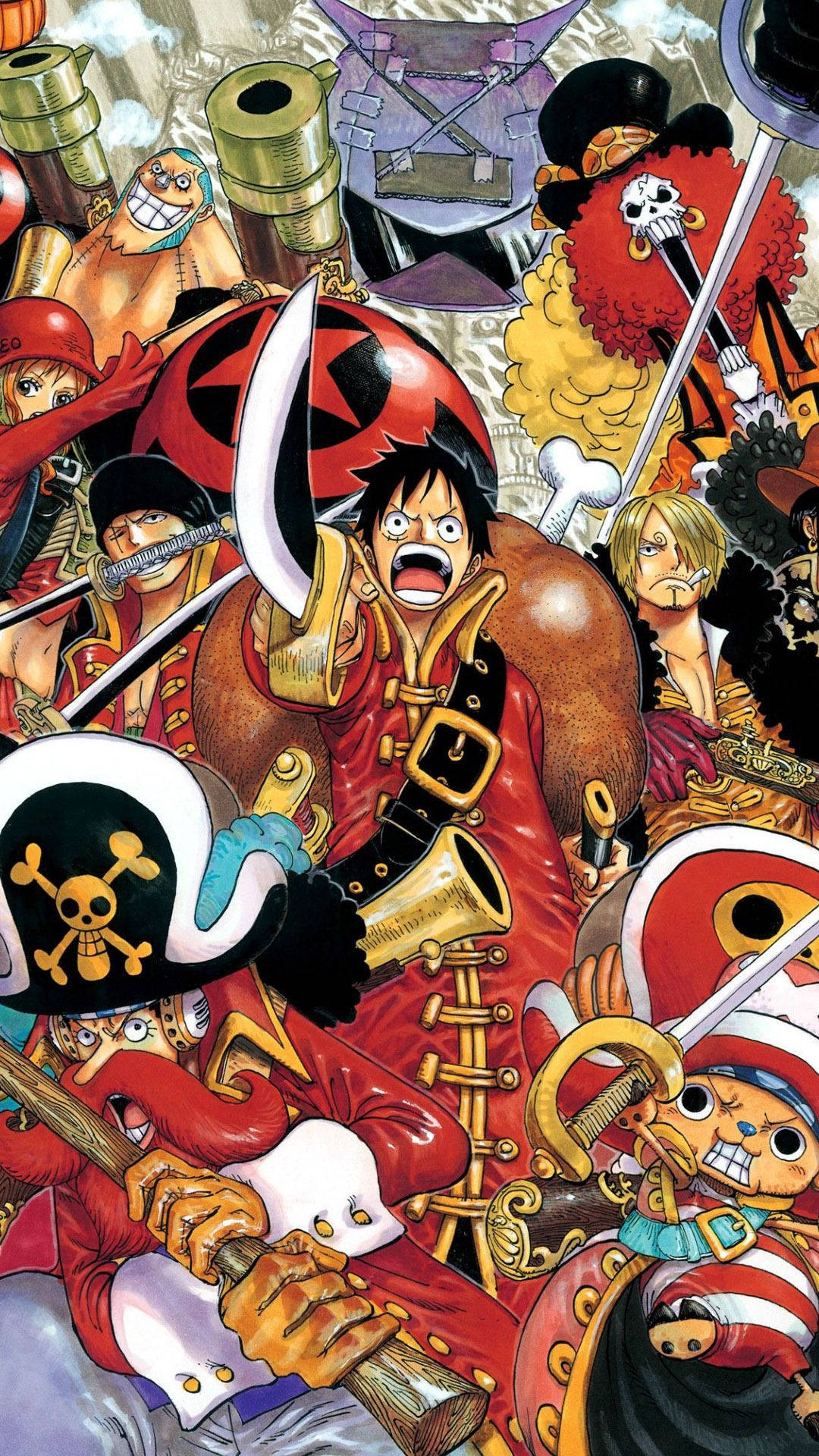 來自熱門漫畫與動畫《ONE PIECE》的魯夫與他的草帽海賊團 壁紙
