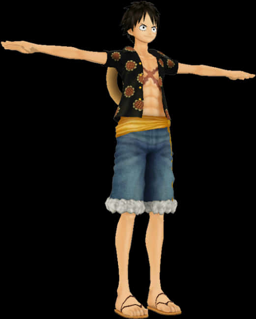 One Piece 魯夫伸長手臂 壁紙