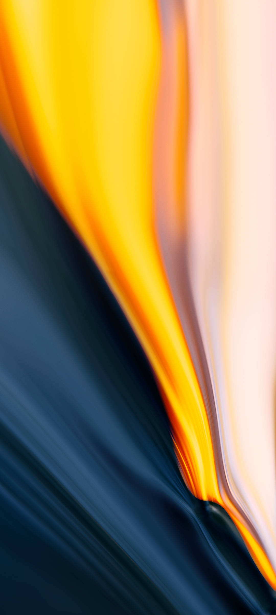 OnePlus 蓝黄奶油色 壁紙