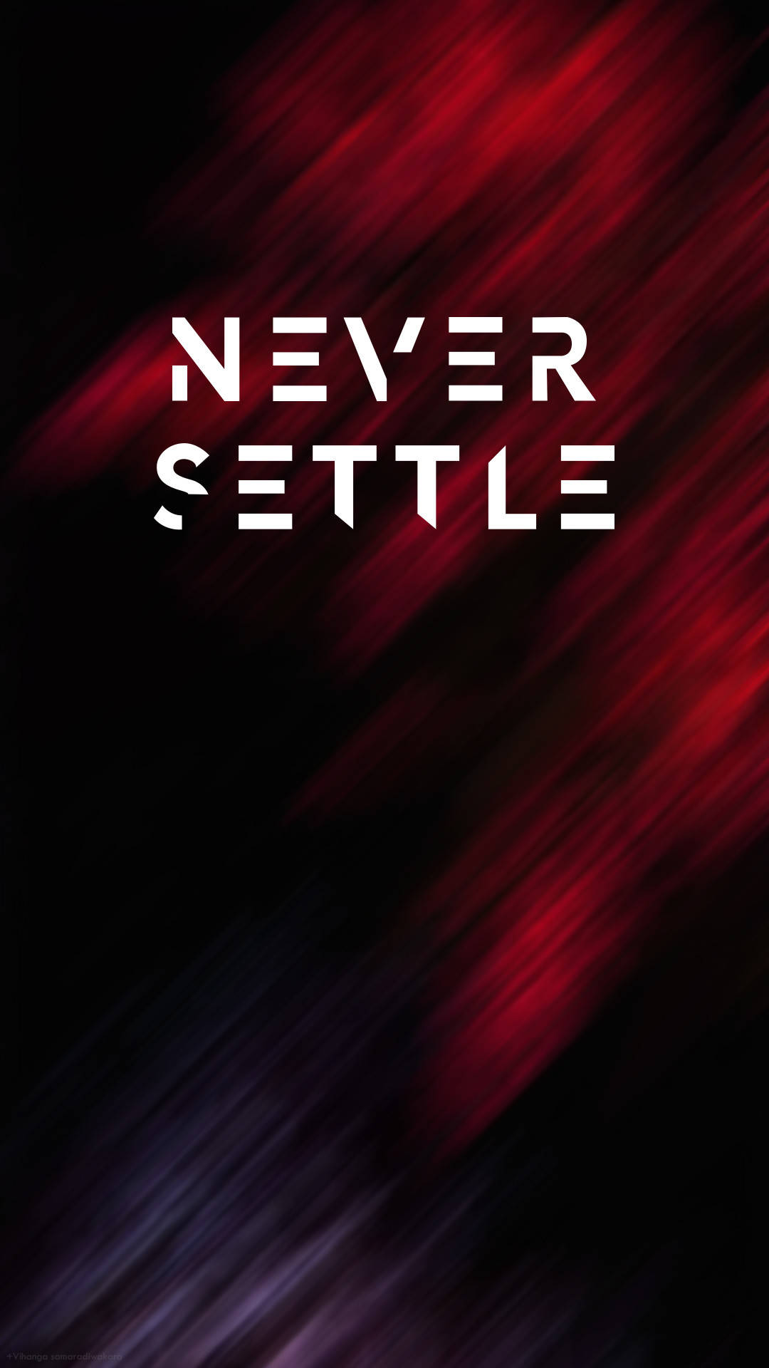 OnePlus 红棕木纹 永不妥协 壁紙