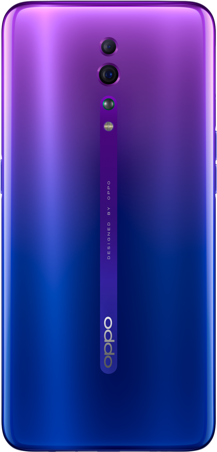Oppo智能手机紫色渐变后置摄像头设计 壁紙