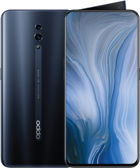 Oppo 智能手机蓝色大理石设计 壁紙