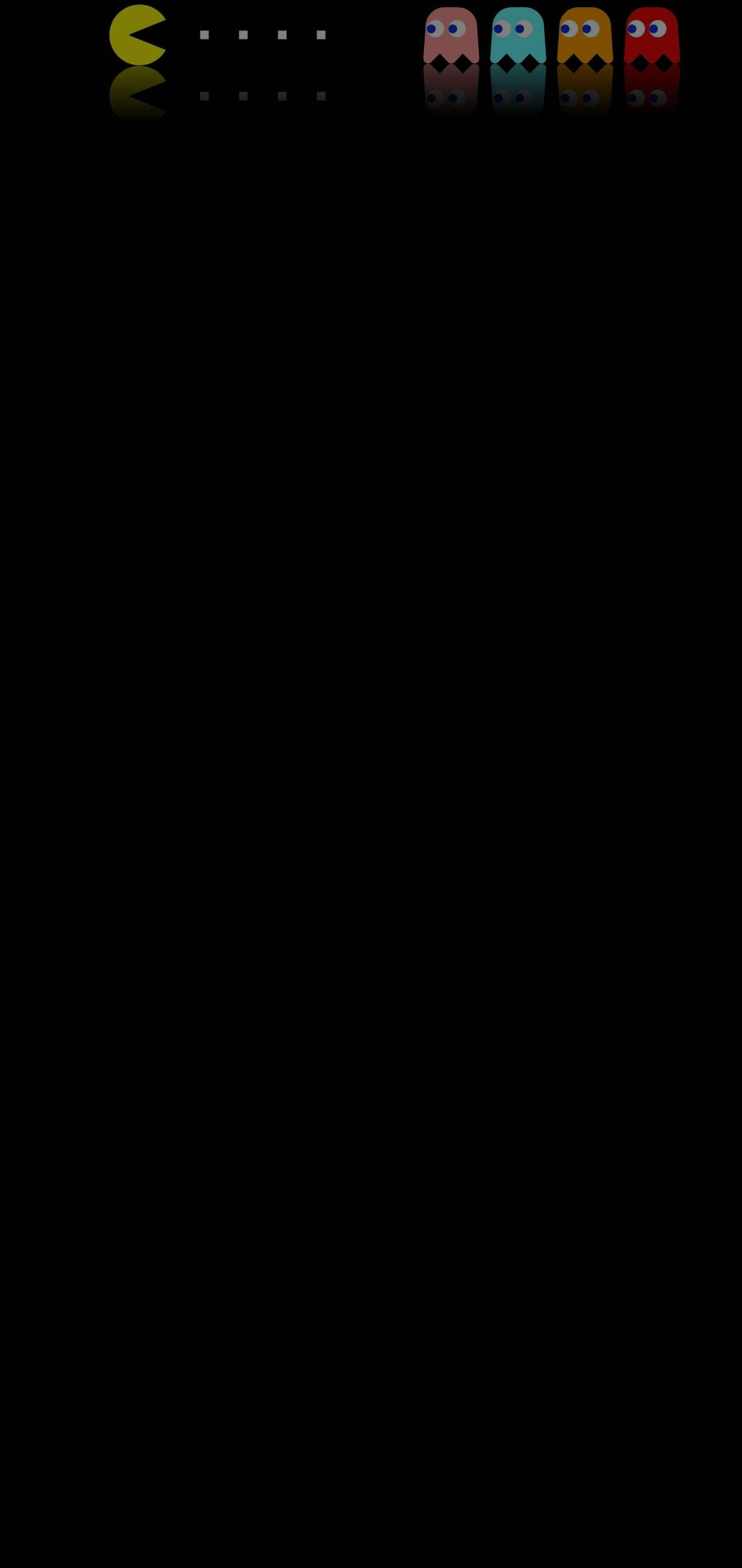 Pac-man OLED 手機 壁紙