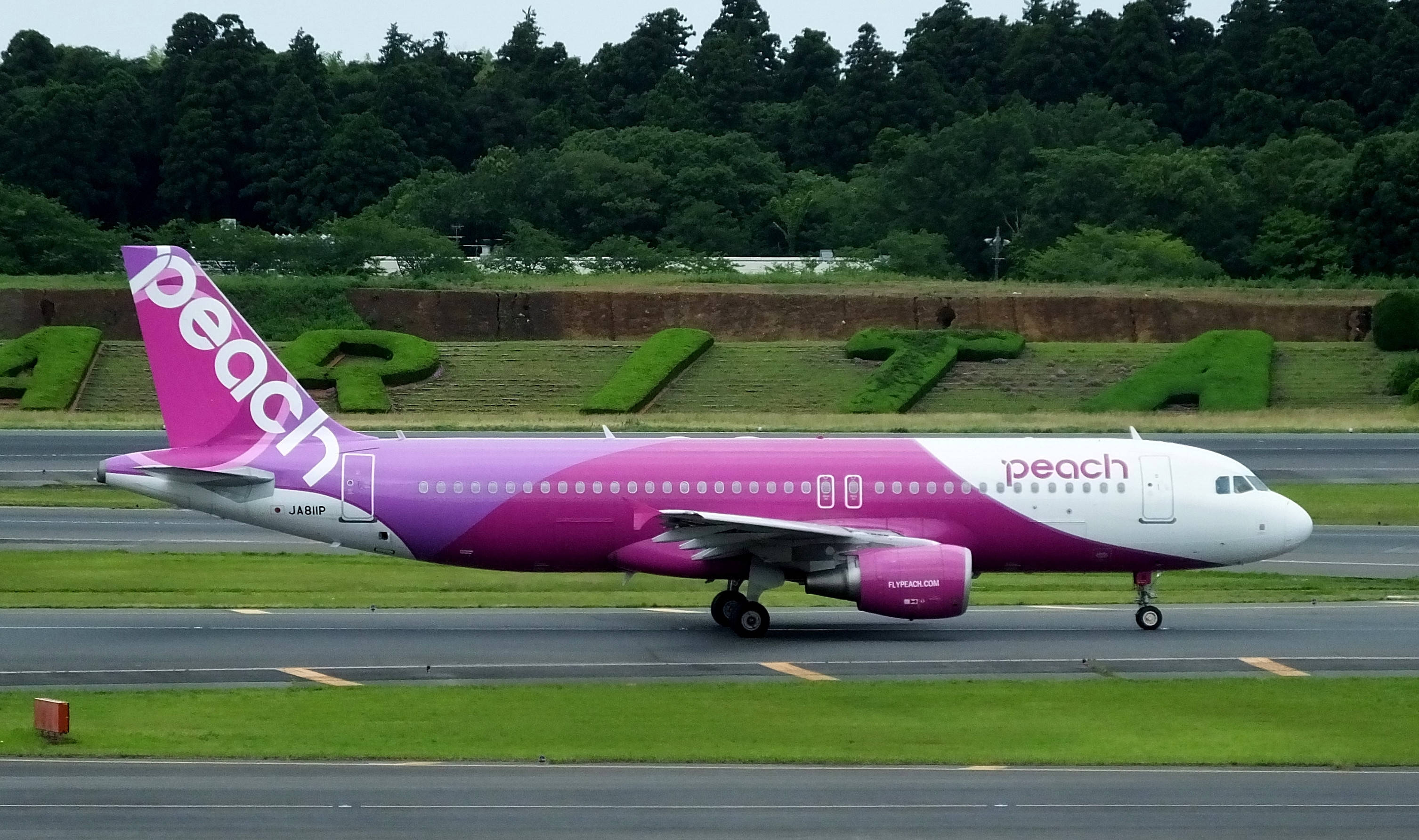 Peach Aviation 在成田機場 壁紙