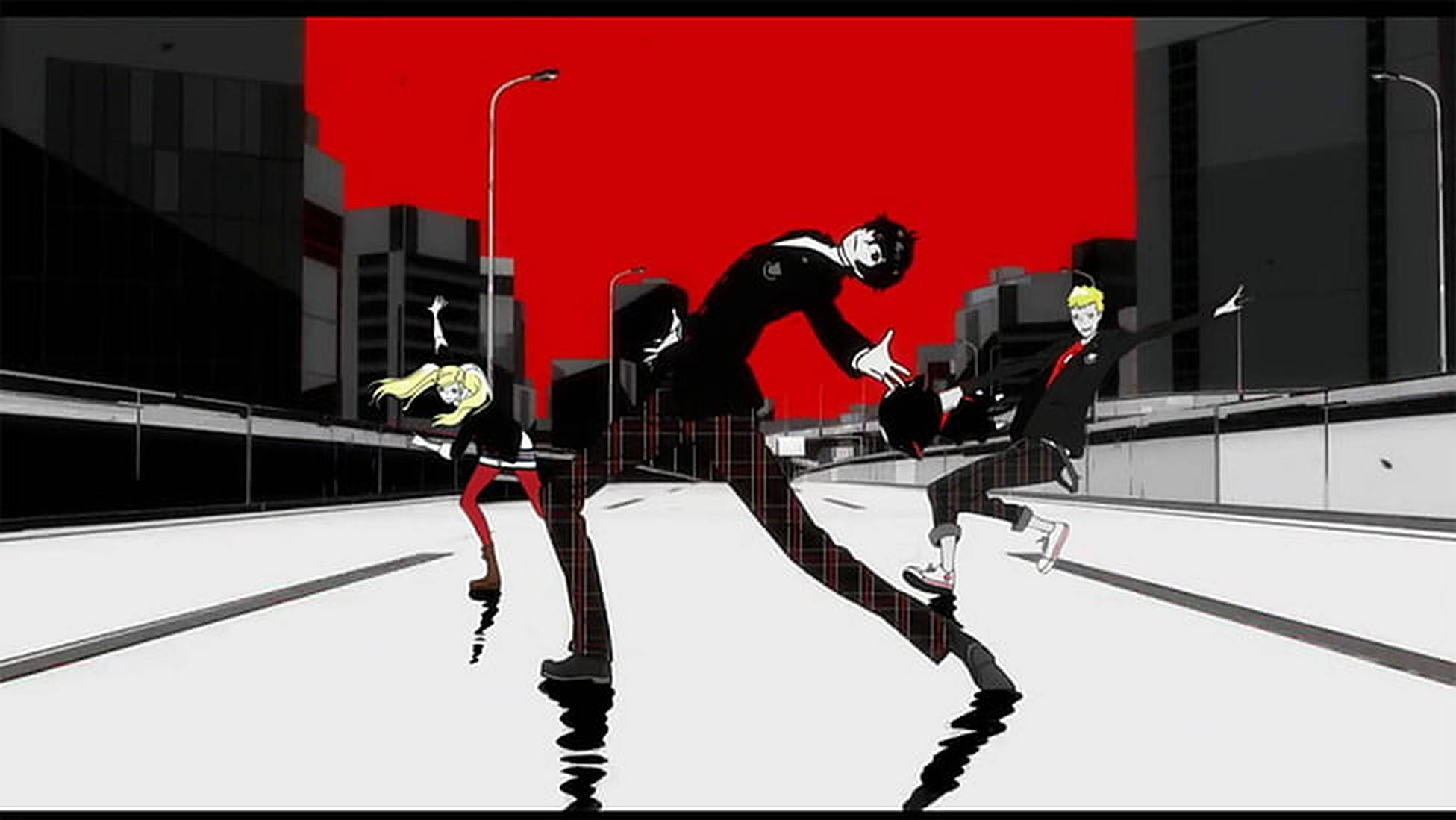 Persona 5 动漫舞蹈 壁紙