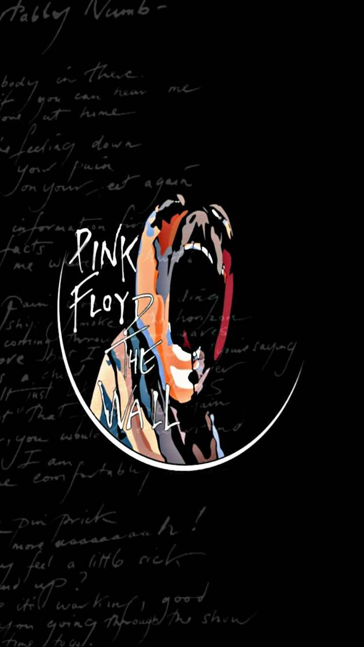 Pink Floyd 4K 迷牆抽象藝術 黑色背景 壁紙