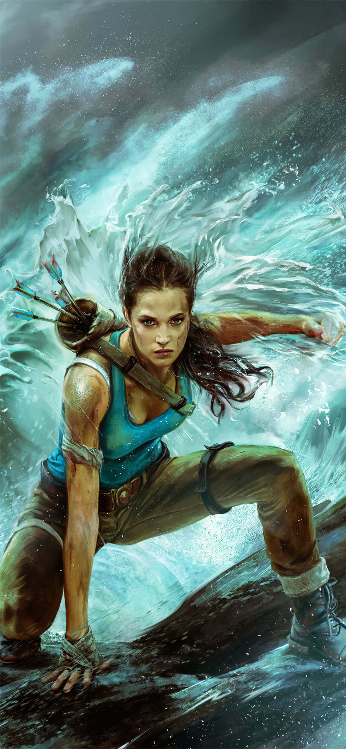 借助Pixel 3与《Shadow of the Tomb Raider》，享受最激烈、最沉浸的游戏体验。 壁紙