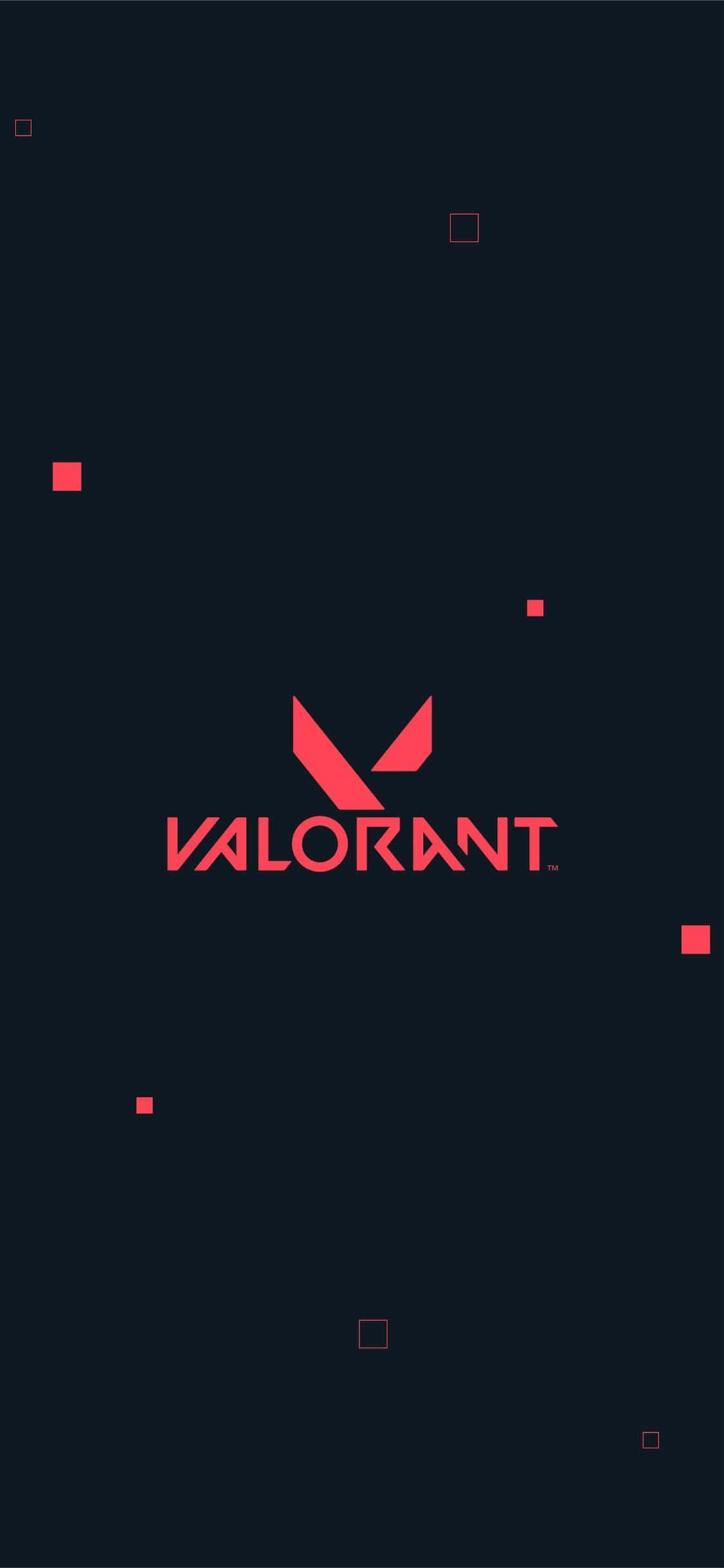 Pixel 3xl Valorant 紅色標誌背景 壁紙