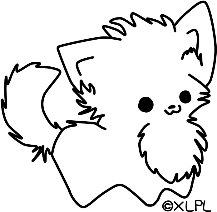 可爱简笔画猫咪.PNG 壁紙