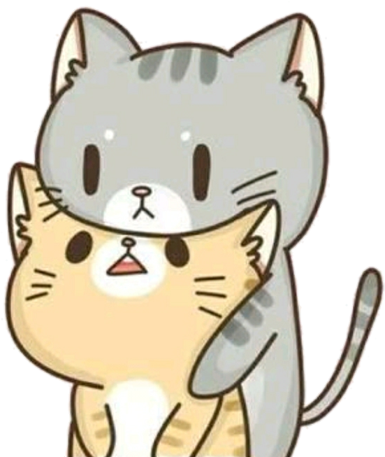 可愛條紋貓咪.PNG 壁紙
