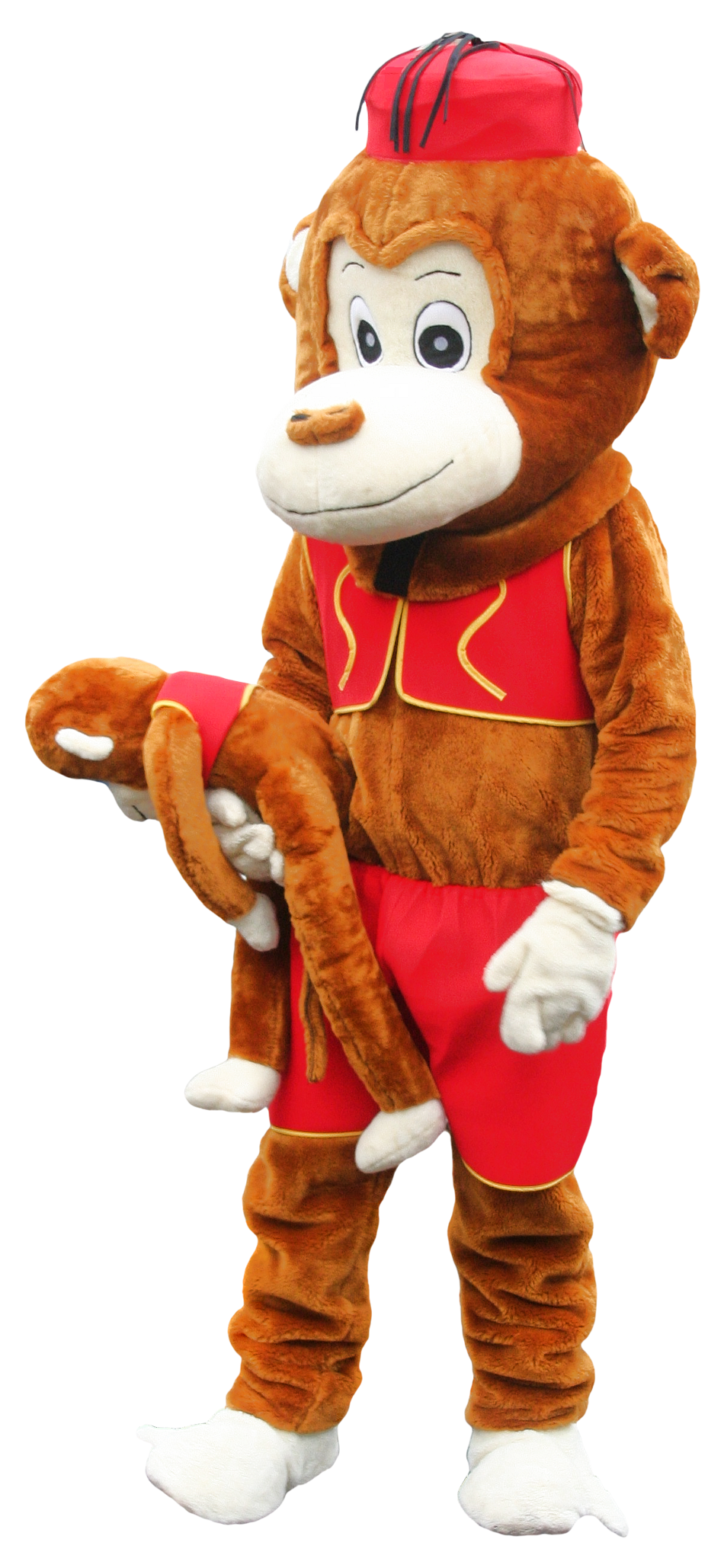 猴子吉祥物服装.PNG 壁紙