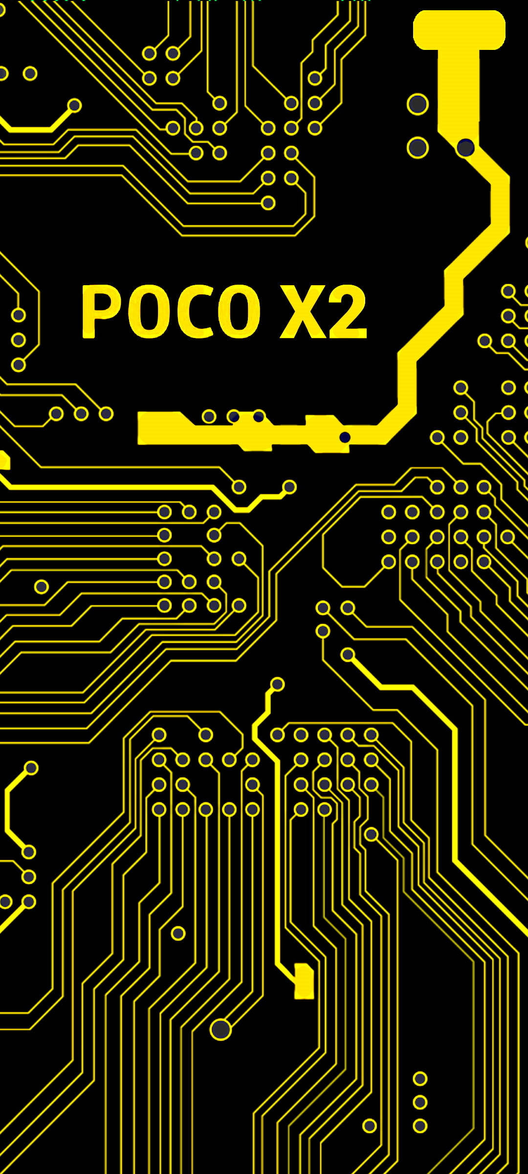 Poco X2 智慧型手機與控制器圖案 壁紙