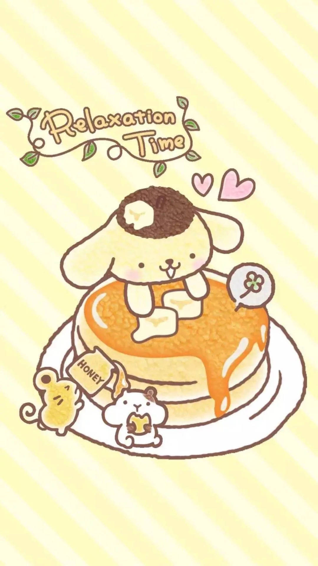 Pompompurin 在鬆餅上 Kawaii iPad