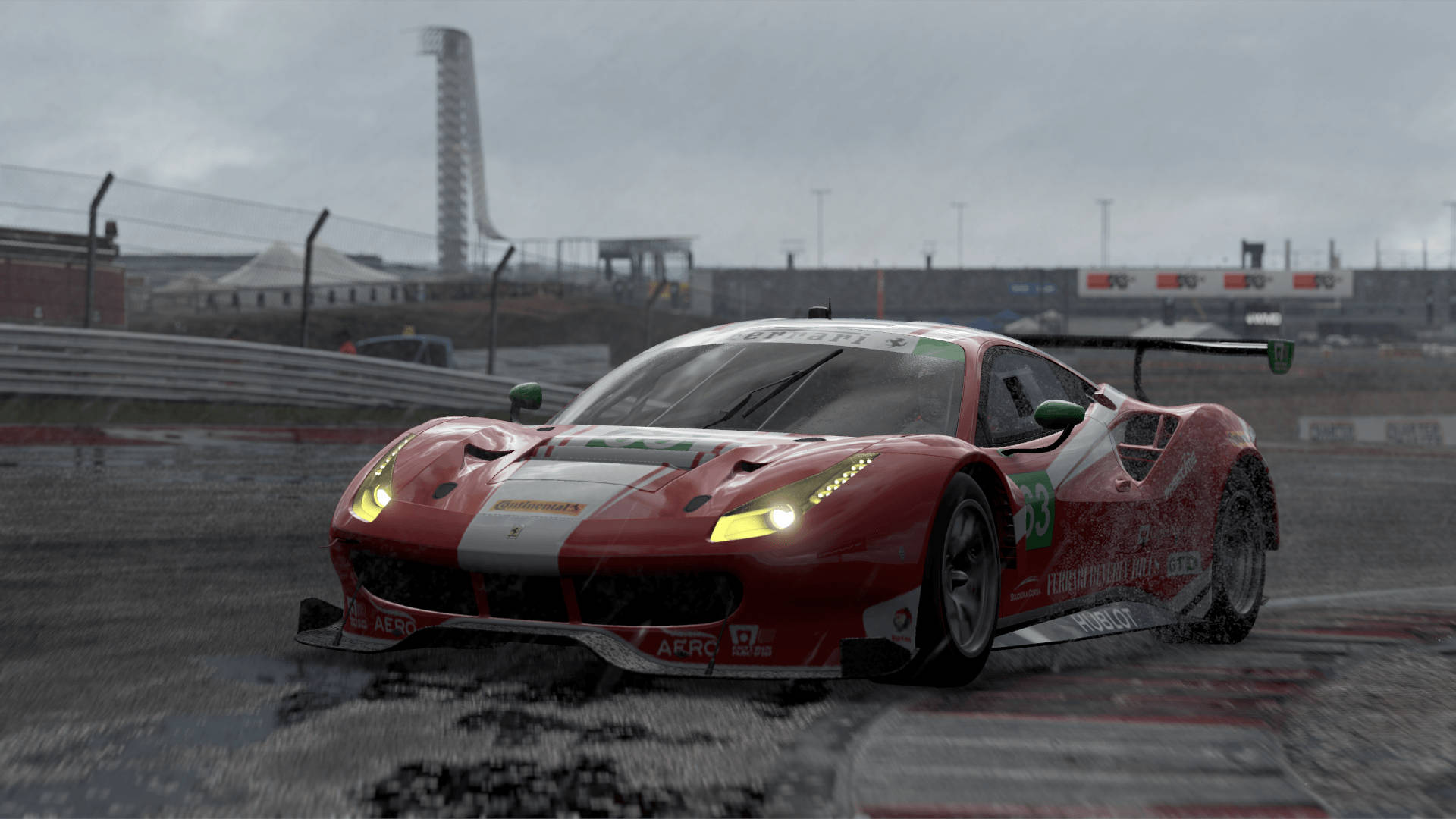 Project Cars 4K 法拉利 488 Gtr 壁紙