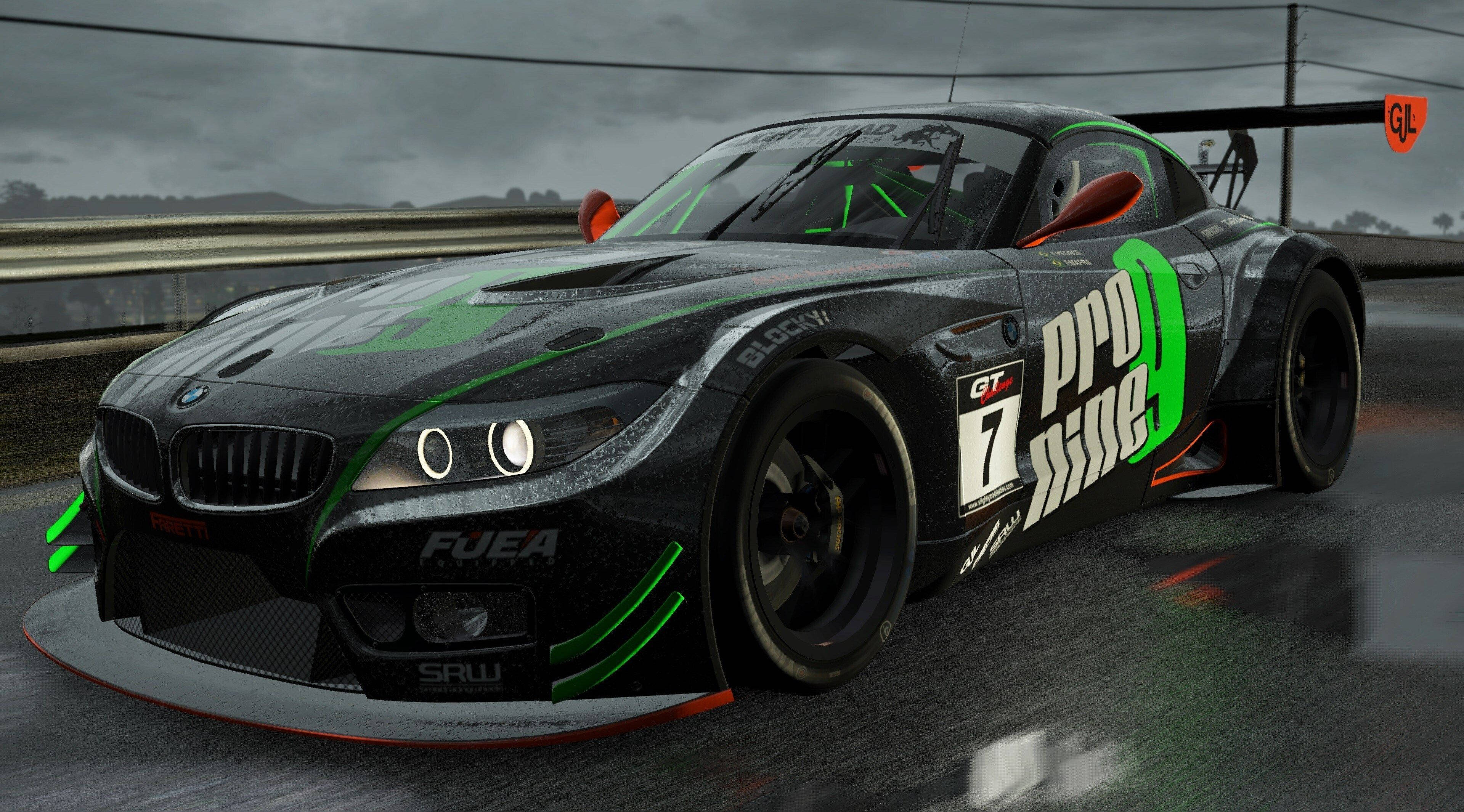 Project Cars 4K 黑色寶馬M6 壁紙