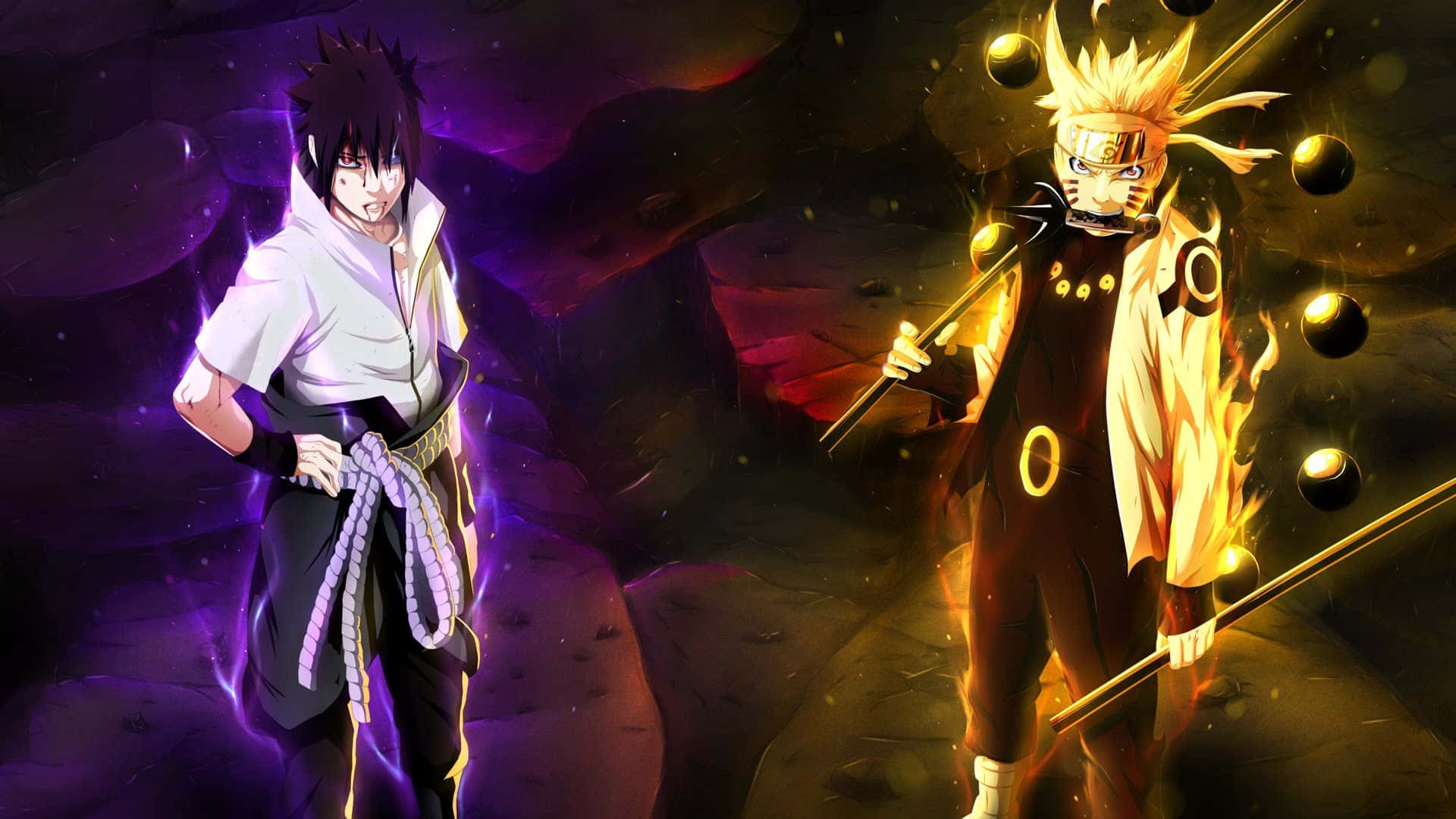 PS4 Naruto 宇智波佐助與漩渦鳴人 壁紙