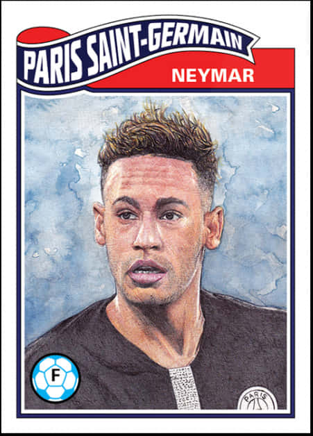 內馬爾 PSG 肖像卡 壁紙