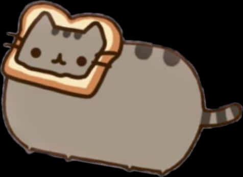 Pusheen_面包_装扮 壁紙
