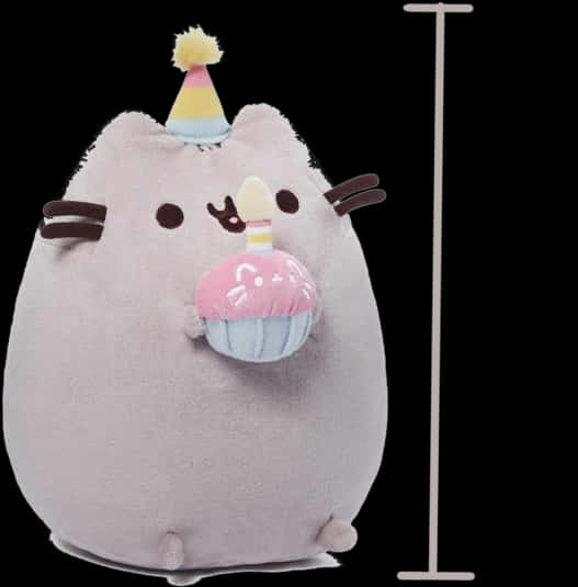Pusheen 慶祝絨毛玩具 壁紙