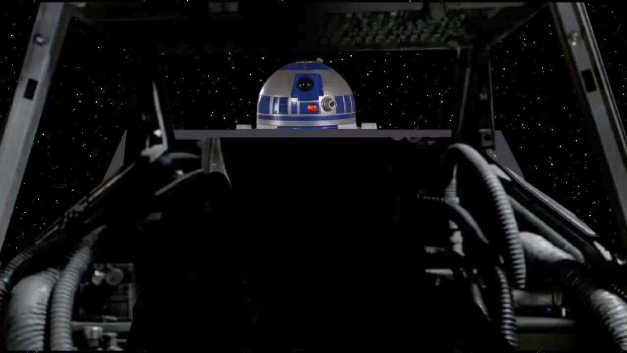 星際大戰R2D2太空縮放背景 壁紙