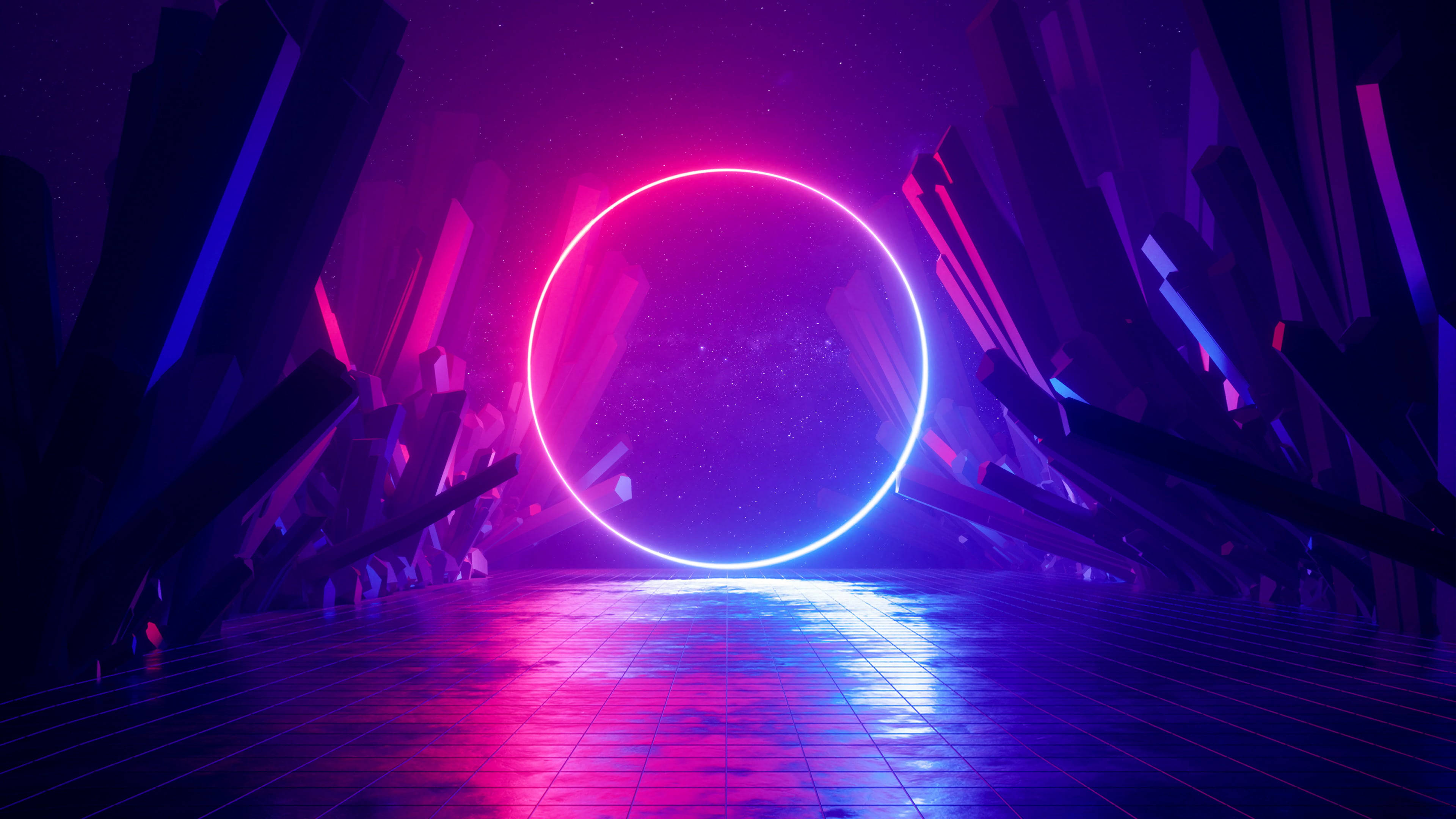 Rainmeter 發光球體 壁紙